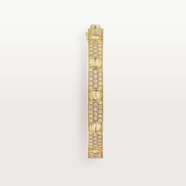 LOVE BRACELET, DIAMOND-PAVED