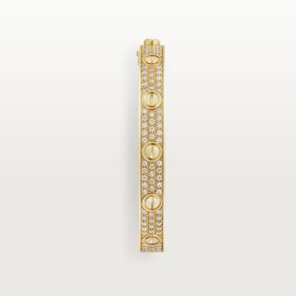 LOVE BRACELET, DIAMOND-PAVED