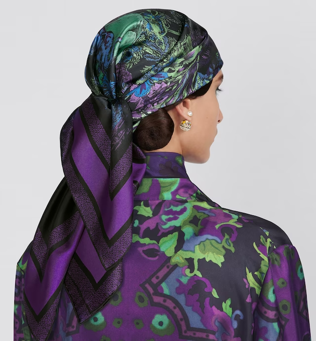 TOILE DE JOUY VOYAGE 90 SQUARE SCARF