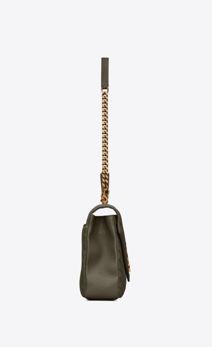 COLLEGE LARGE CHAIN BAG IN QUILTED LEATHER