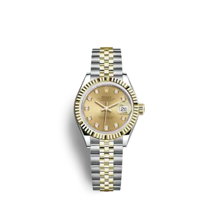 Rolex Datejust II 28mm Diamond Gold dial Gold chain bead strap