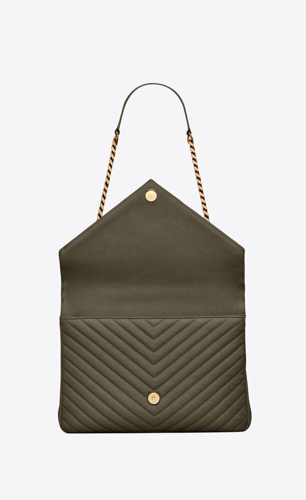 COLLEGE LARGE CHAIN BAG IN QUILTED LEATHER