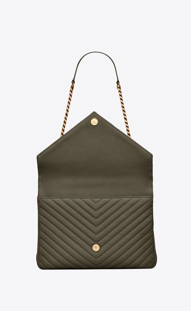 COLLEGE LARGE CHAIN BAG IN QUILTED LEATHER