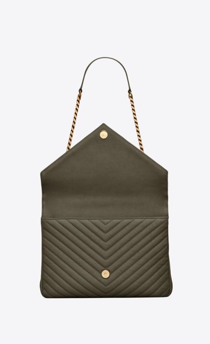 COLLEGE LARGE CHAIN BAG IN QUILTED LEATHER