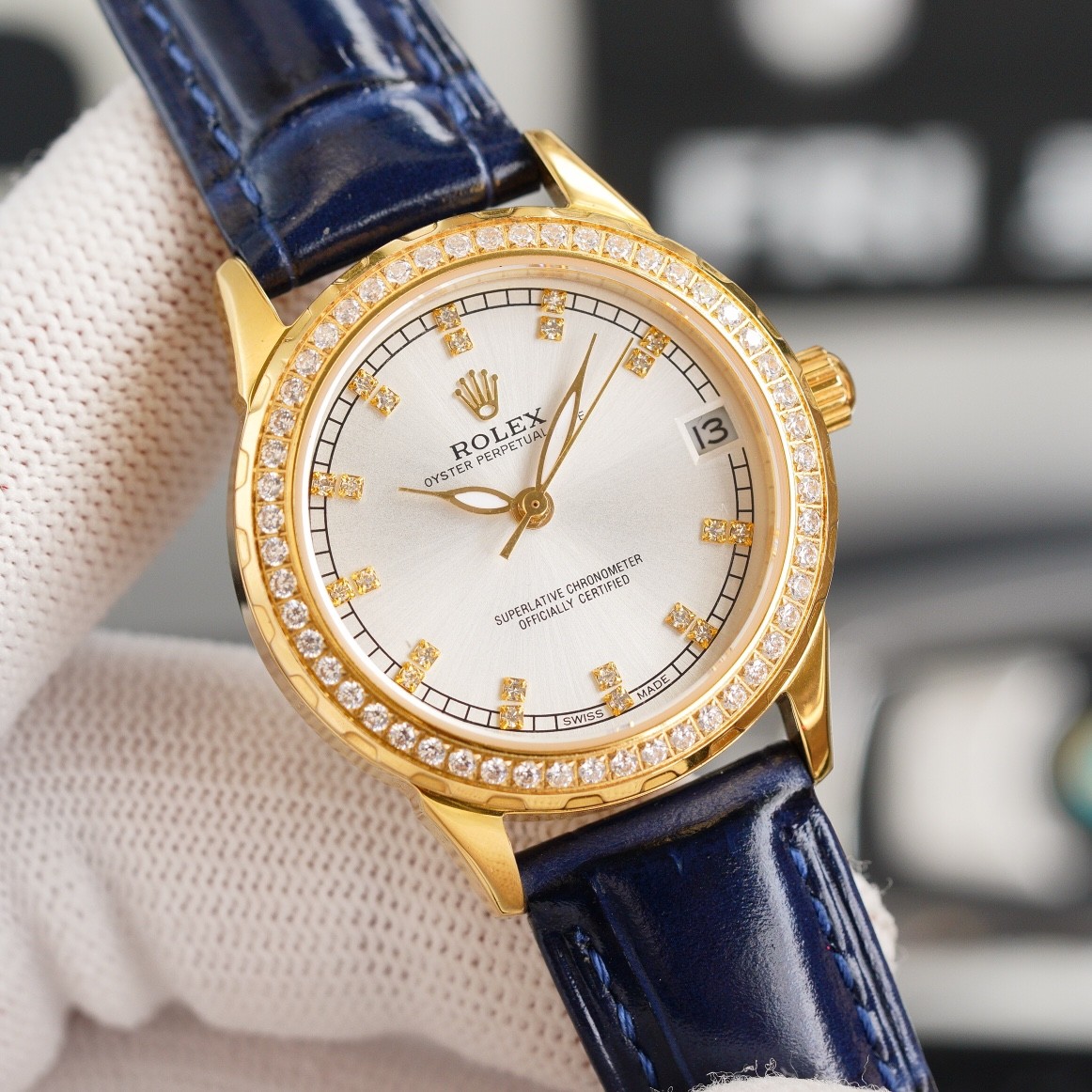 ROLEX Ladies diamond watch