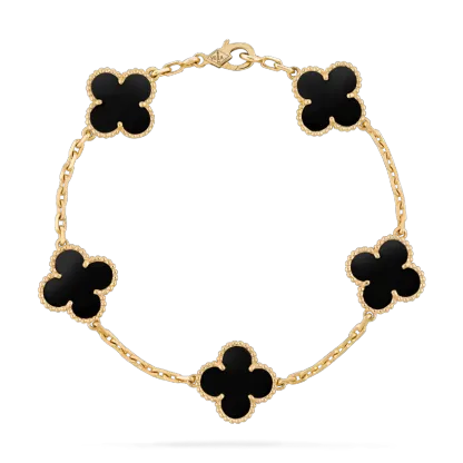Vintage Alhambra bracelet, 5 motifs