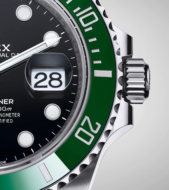 Submariner Date Kermit Green Bezel Men's Watch