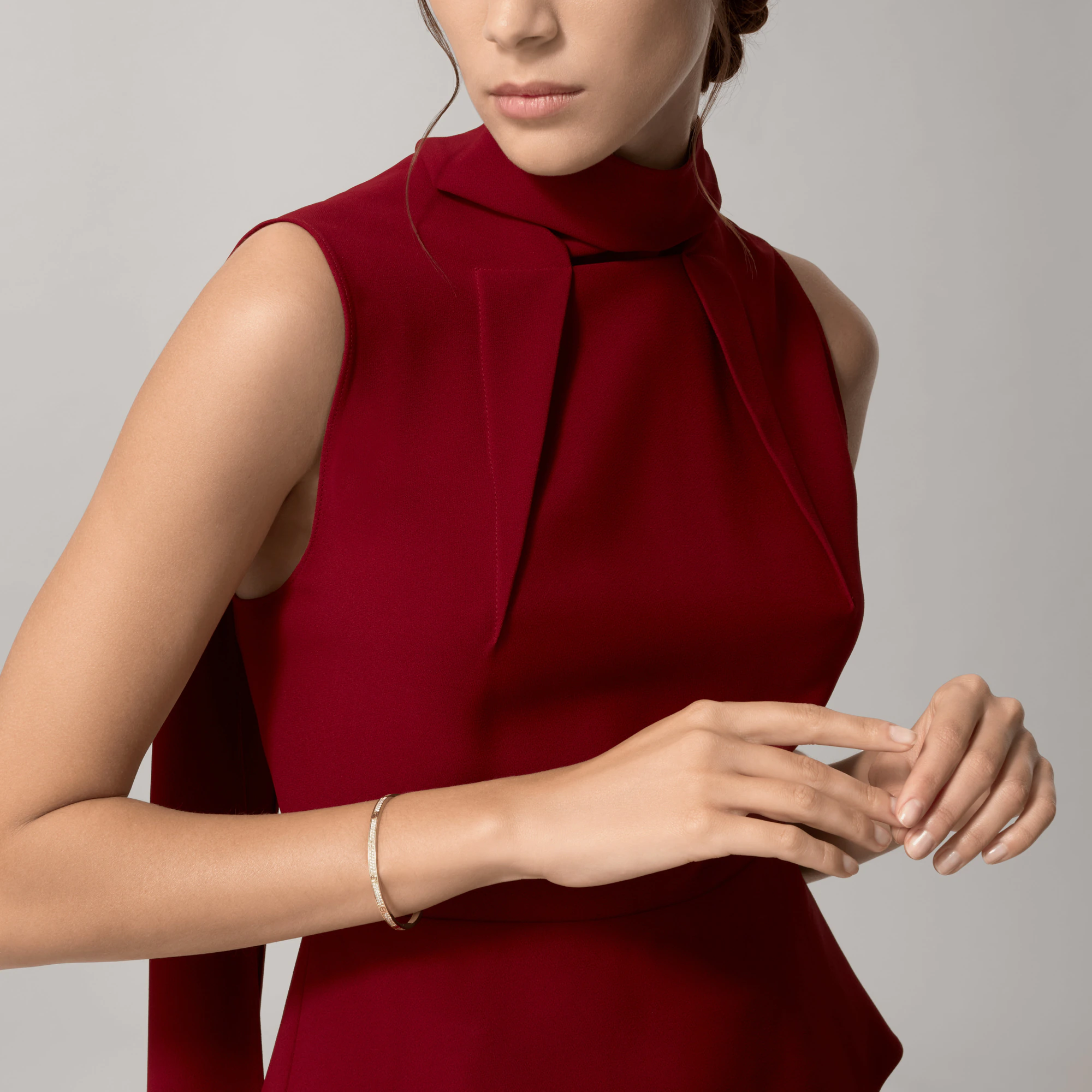 LOVE BRACELET, SMALL MODEL, PAVÉ