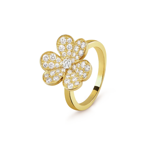 Frivole ring, 1 flower, small model