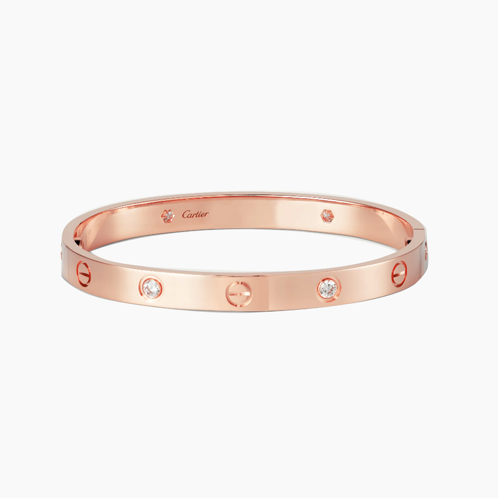 LOVE BRACELET, 4 DIAMONDS