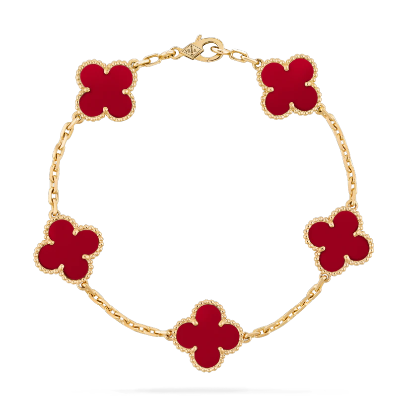 Vintage Alhambra bracelet, 5 motifs