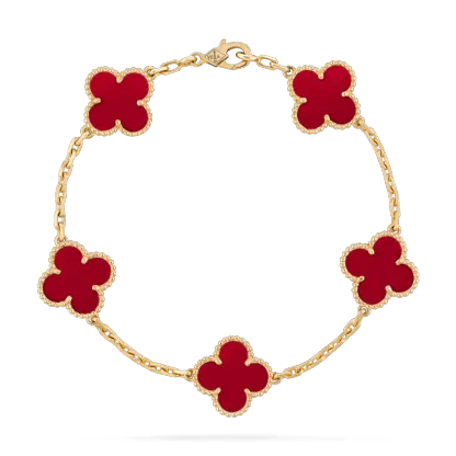 Vintage Alhambra bracelet, 5 motifs