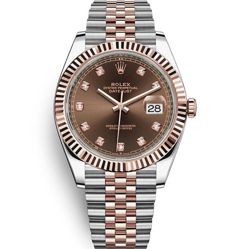 Datejust 41  Everose gold Diamond