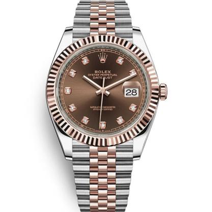 Datejust 41  Everose gold Diamond