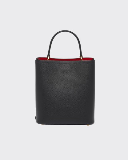 Medium Saffiano Leather Prada Panier Bag