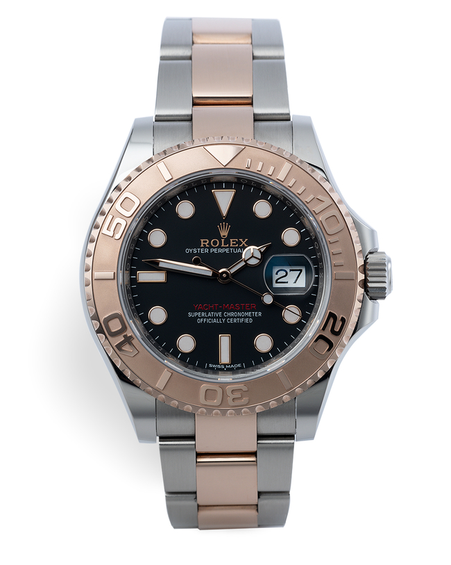 ROLEX 116621 YACHT-MASTER 40 EVEROSE GOLD & STEEL "5 YEAR WARRANTY"