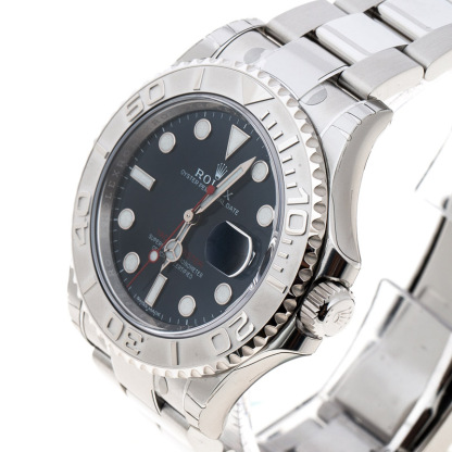 Rolex Blue Stainless Steel Oyster Perpetual Yacht-Master 116622 Men's Wristwatch 40 mm