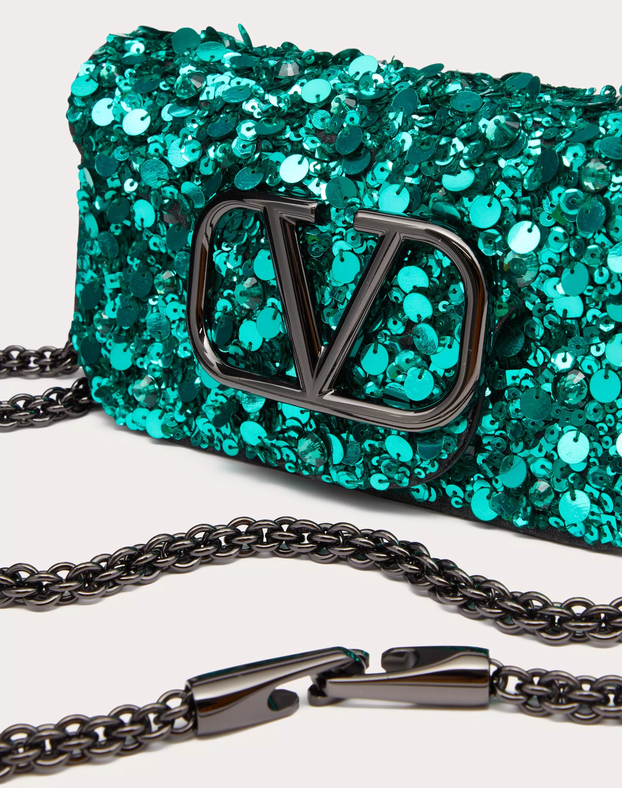 SMALL LOCÒ SHOULDER BAG WITH 3D EMBROIDERY