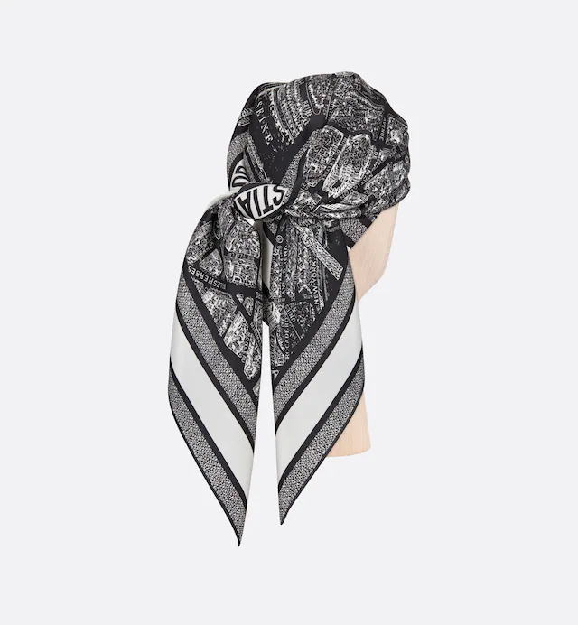 PLAN DE PARIS 90 SQUARE SCARF