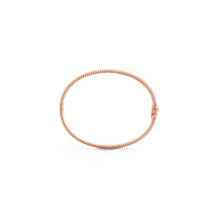 Perlée diamonds bracelet with single row of diamonds, medium model