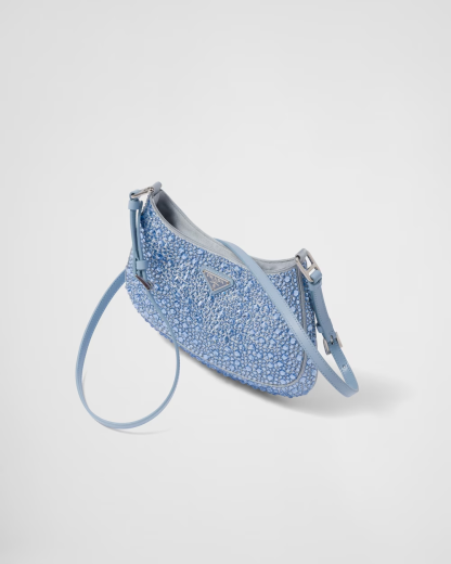 Prada Cleo satin bag with crystals