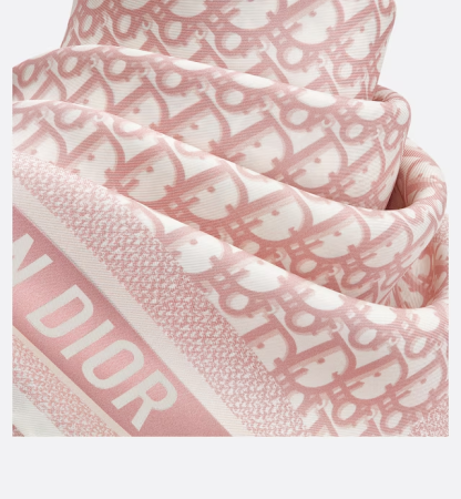 DIOR OBLIQUE DIORTWIN 90 SQUARE SCARF