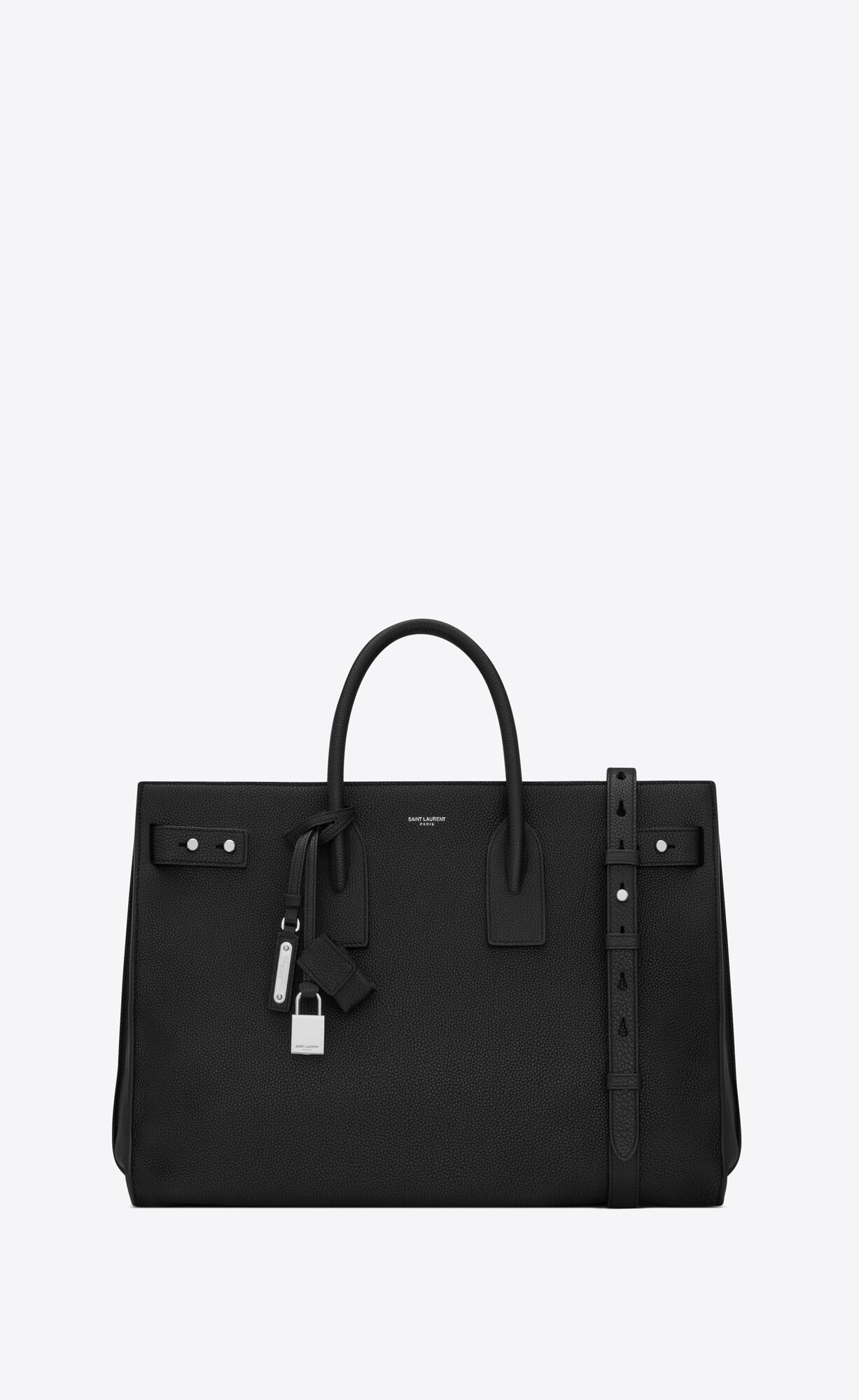 SAC DE JOUR THIN LARGE IN GRAINED LEATHER