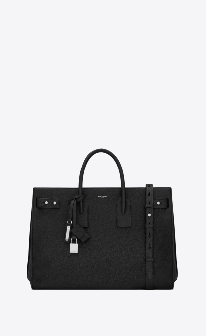 SAC DE JOUR THIN LARGE IN GRAINED LEATHER