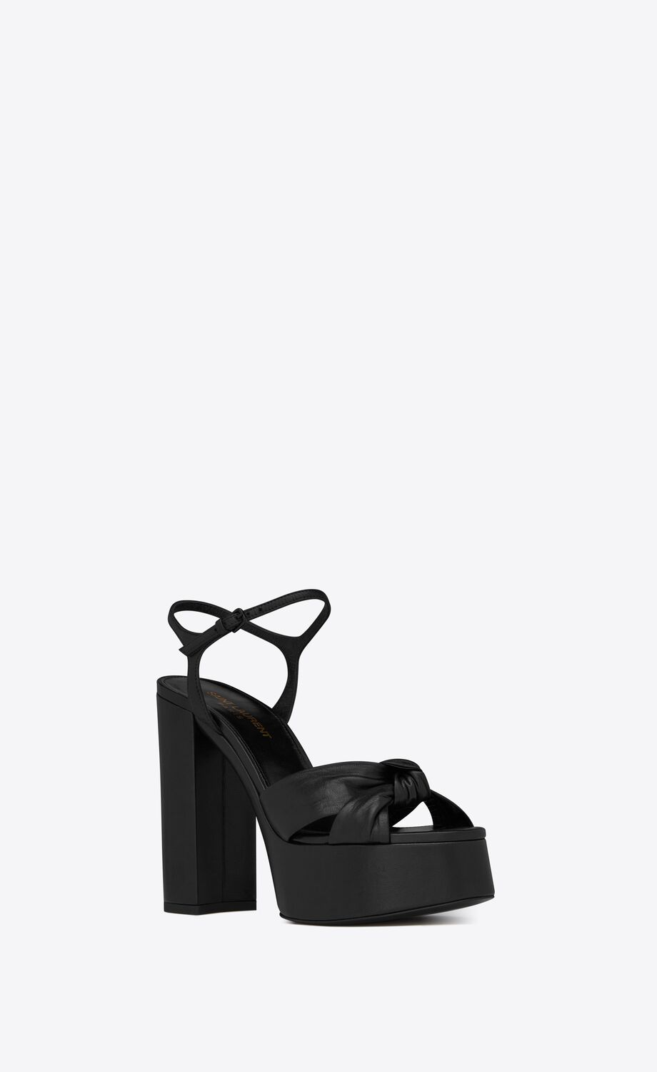 BIANCA PLATFORM SANDALS IN SMOOTH LEATHER