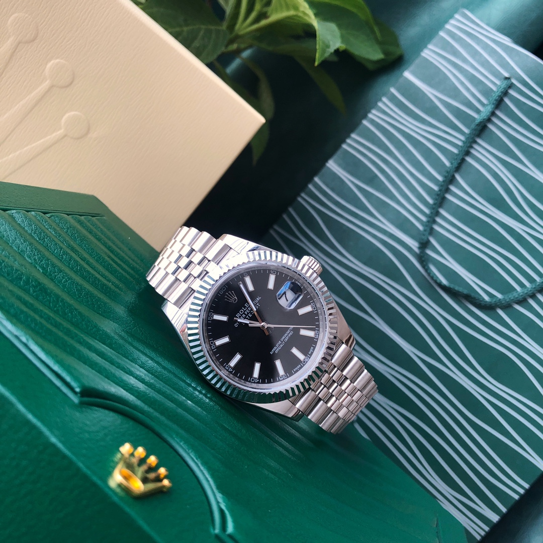 Rolex Silver 18K Yellow Gold And Stainless Steel Datejust