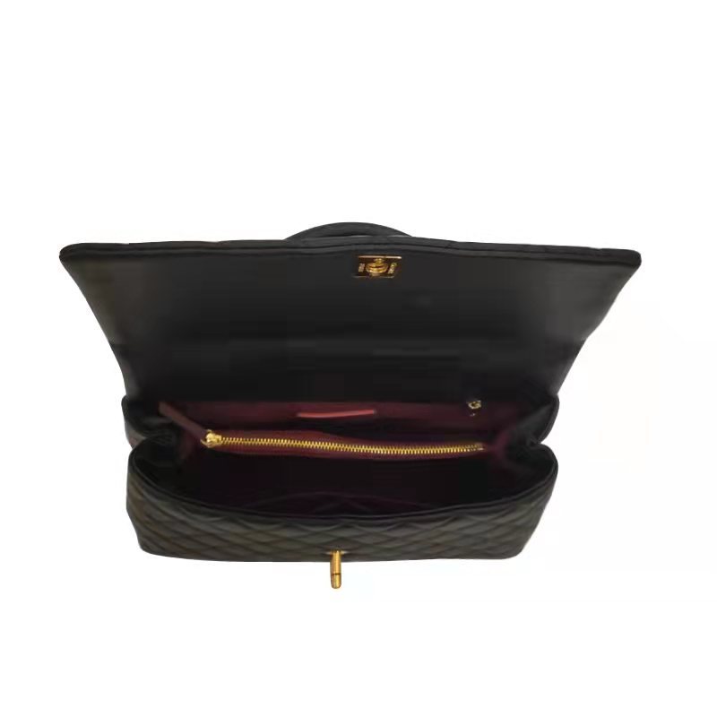 CHANEL MAXI FLAP BAG WITH TOP HANDLE