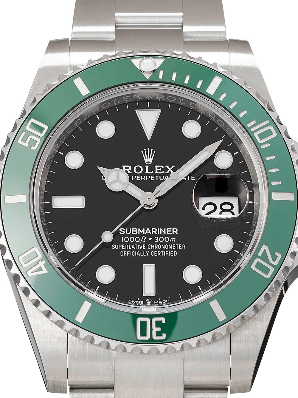 Submariner Date Kermit Green Bezel Men's Watch