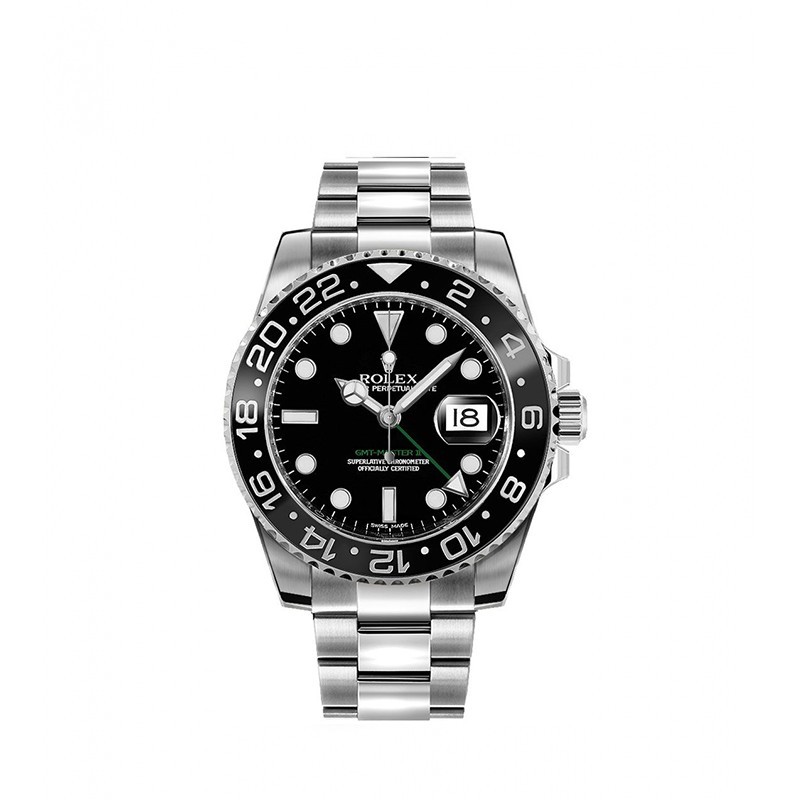 GMT-Master II Black Dial Oystersteel Men's Watch