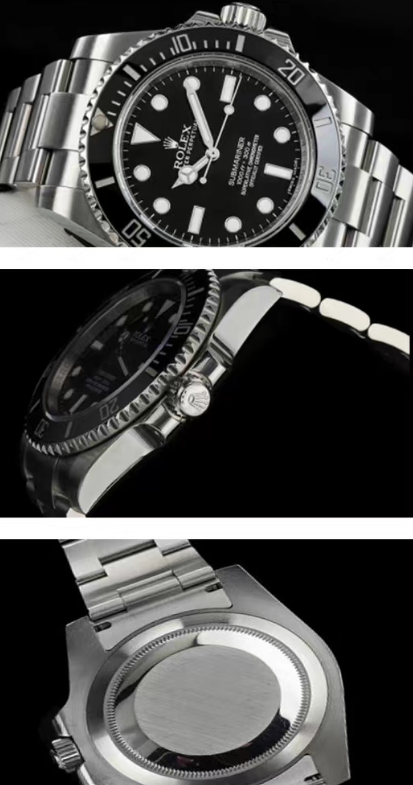Submariner Black Dial Men's Diving Watch