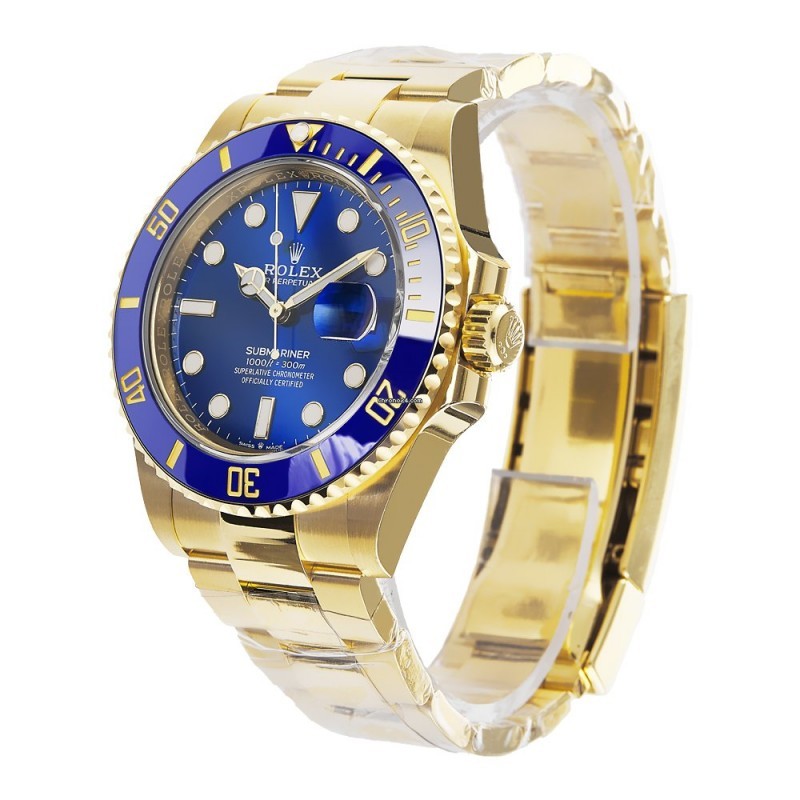Submariner Date Solid 18k Yellow Gold Men's Watch