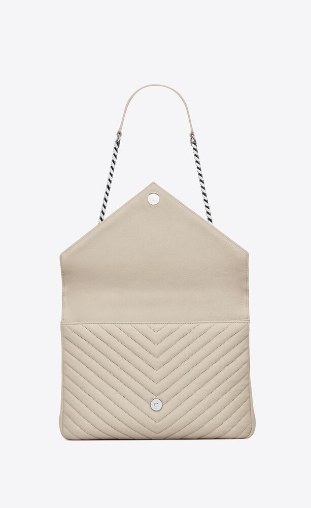 COLLEGE LARGE CHAIN BAG IN QUILTED LEATHER