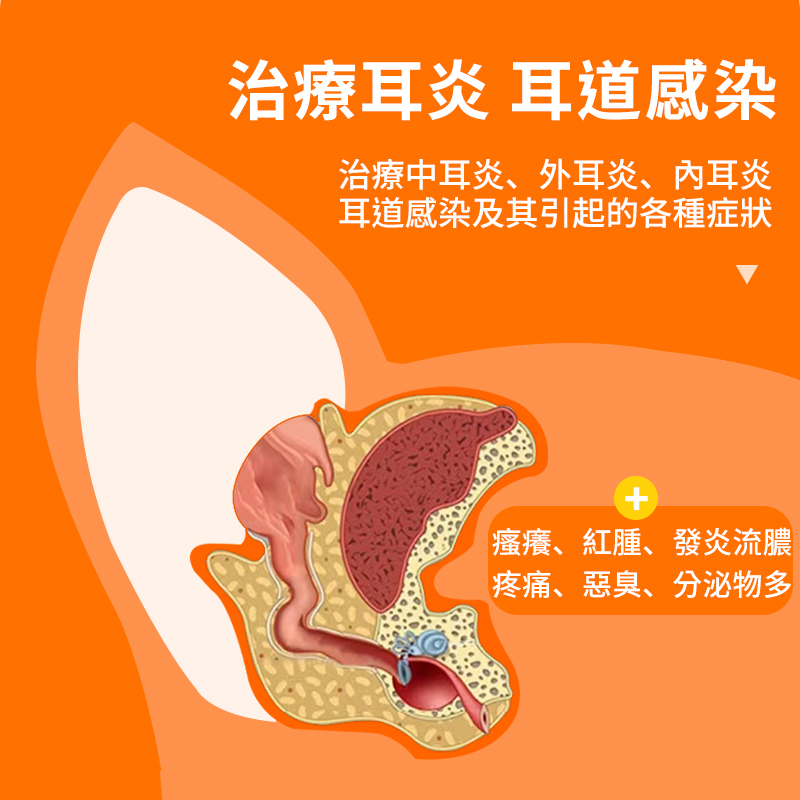 普安特宠物耳螨耳痒欣尔宁耳部护理膏