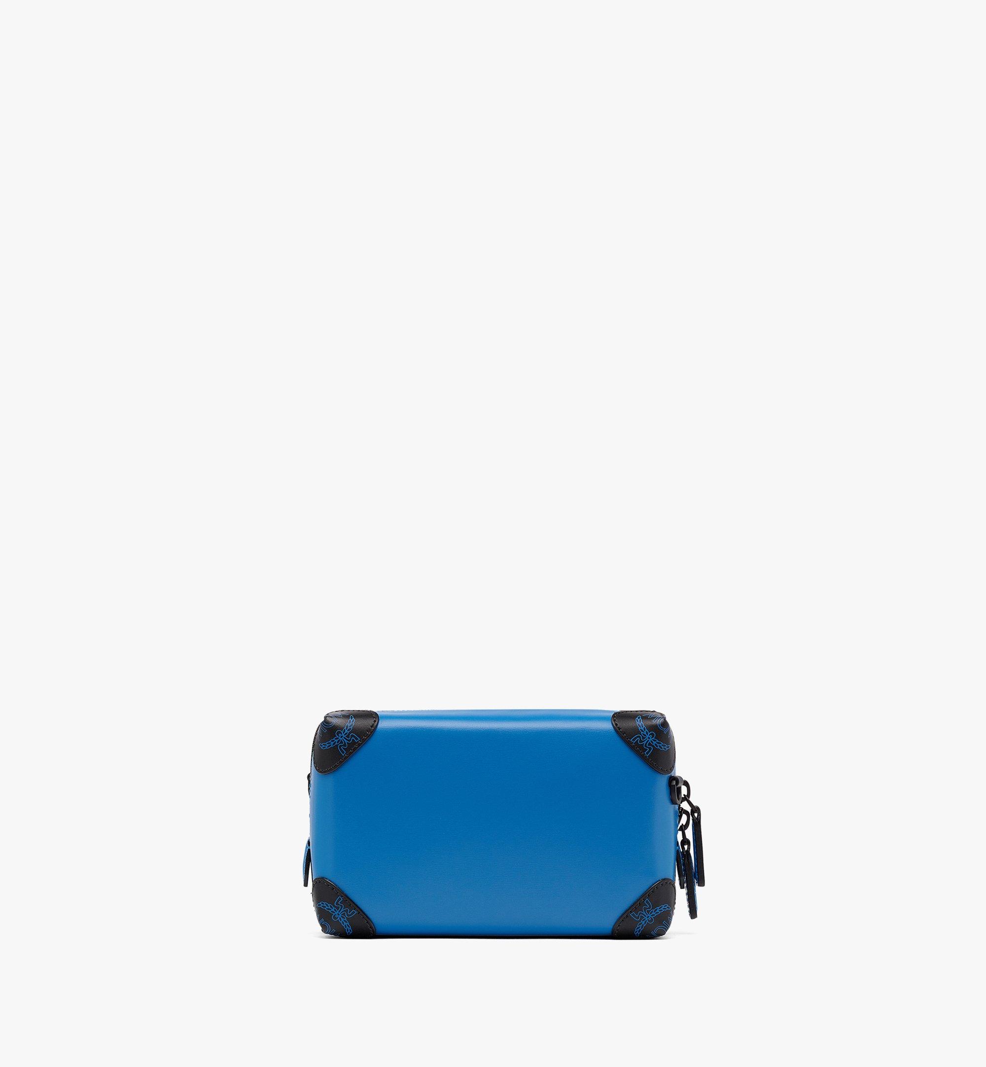 MCM 〈BERLIN〉ソフトクロスボディバッグ - スパニッシュレザー  Blue MMRBABF01H9001 ほかの角度から見る 3