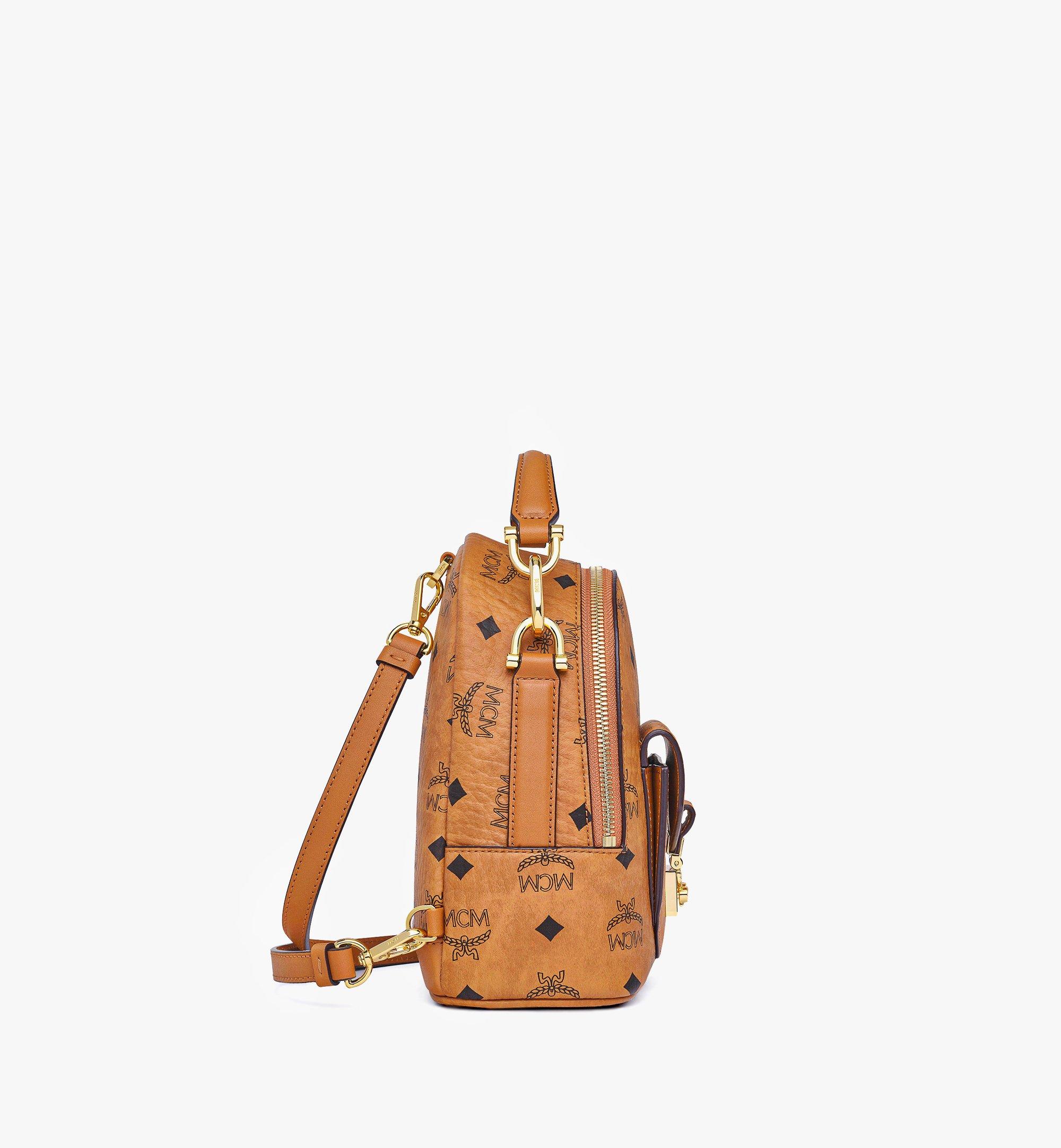 MCM 〈パトリシア〉バックパック - ヴィセトス Cognac MWKBSPA01CO001 ほかの角度から見る 1