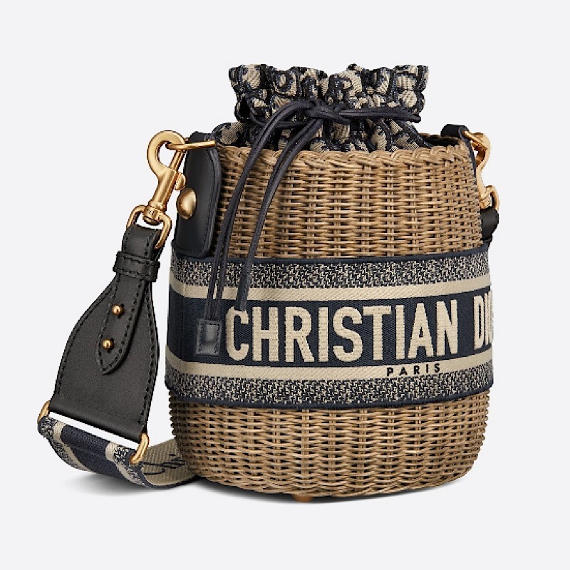 DIOR】WICKER オブリーク ジャカード バケットバッグ – Yrnacpq