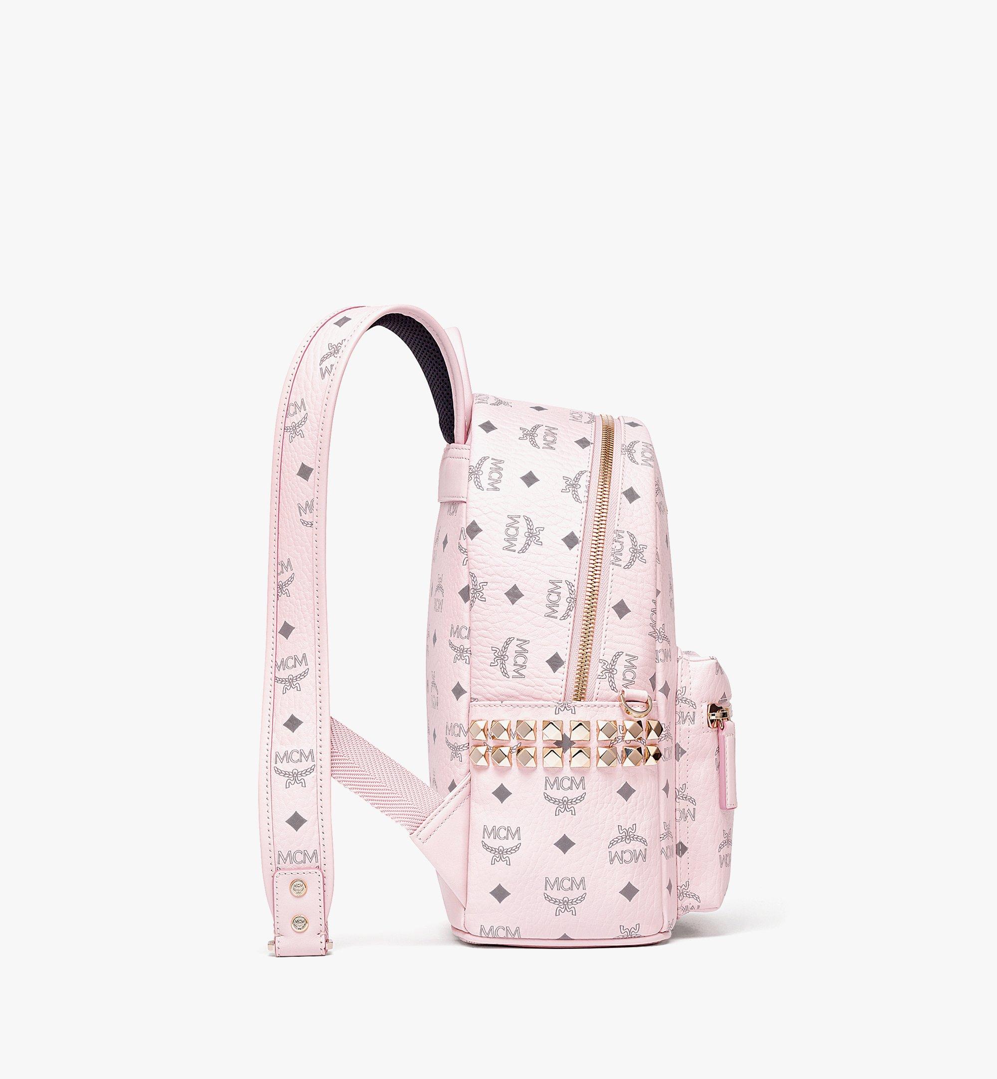 MCM 〈スターク〉サイドスタッズ バックパック - ヴィセトス Pink MMKAAVE15QH001 ほかの角度から見る 1