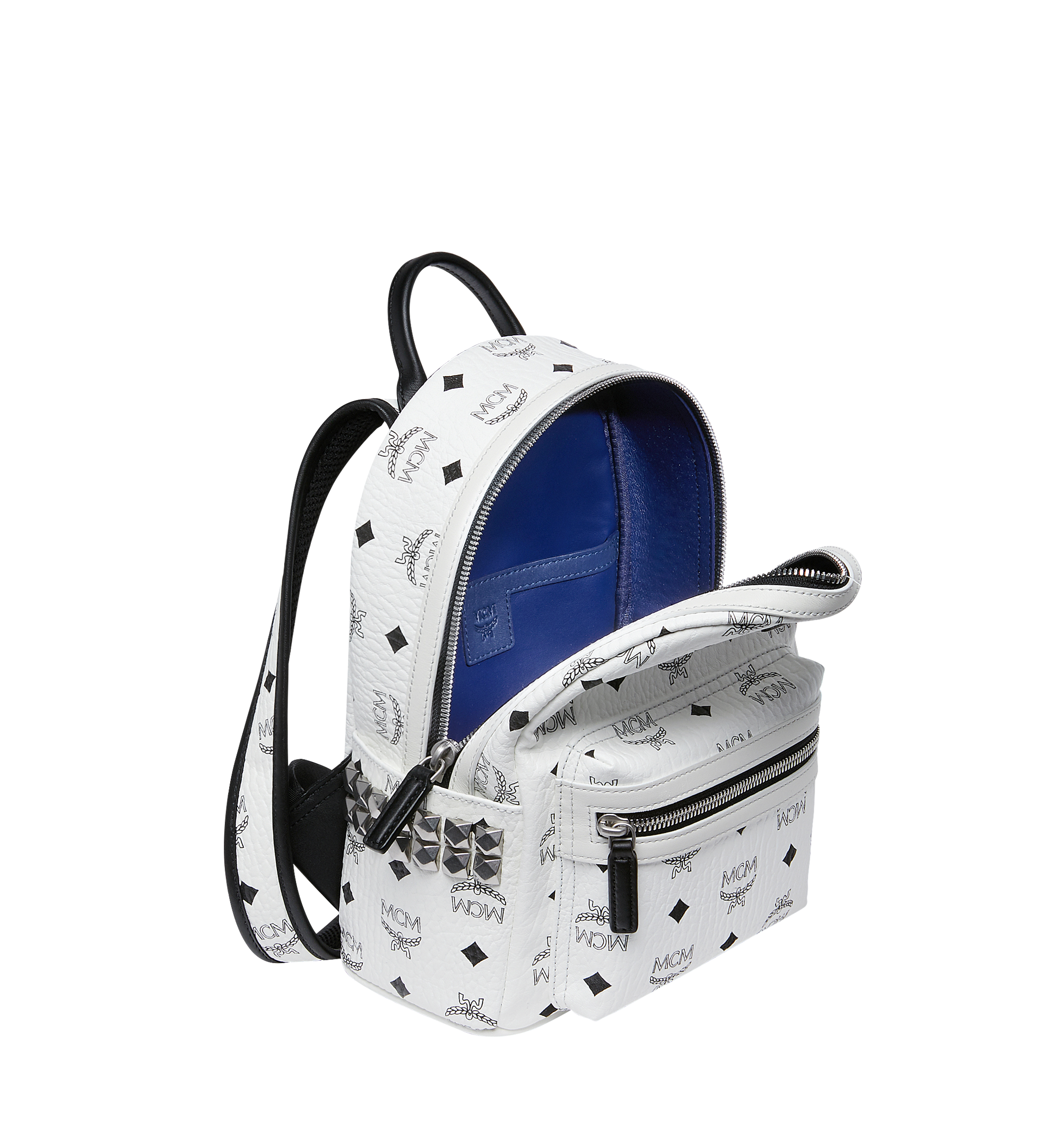 MCM 〈スターク〉サイドスタッズ バックパック - ヴィセトス White MMK6SVE41WT001 ほかの角度から見る 4
