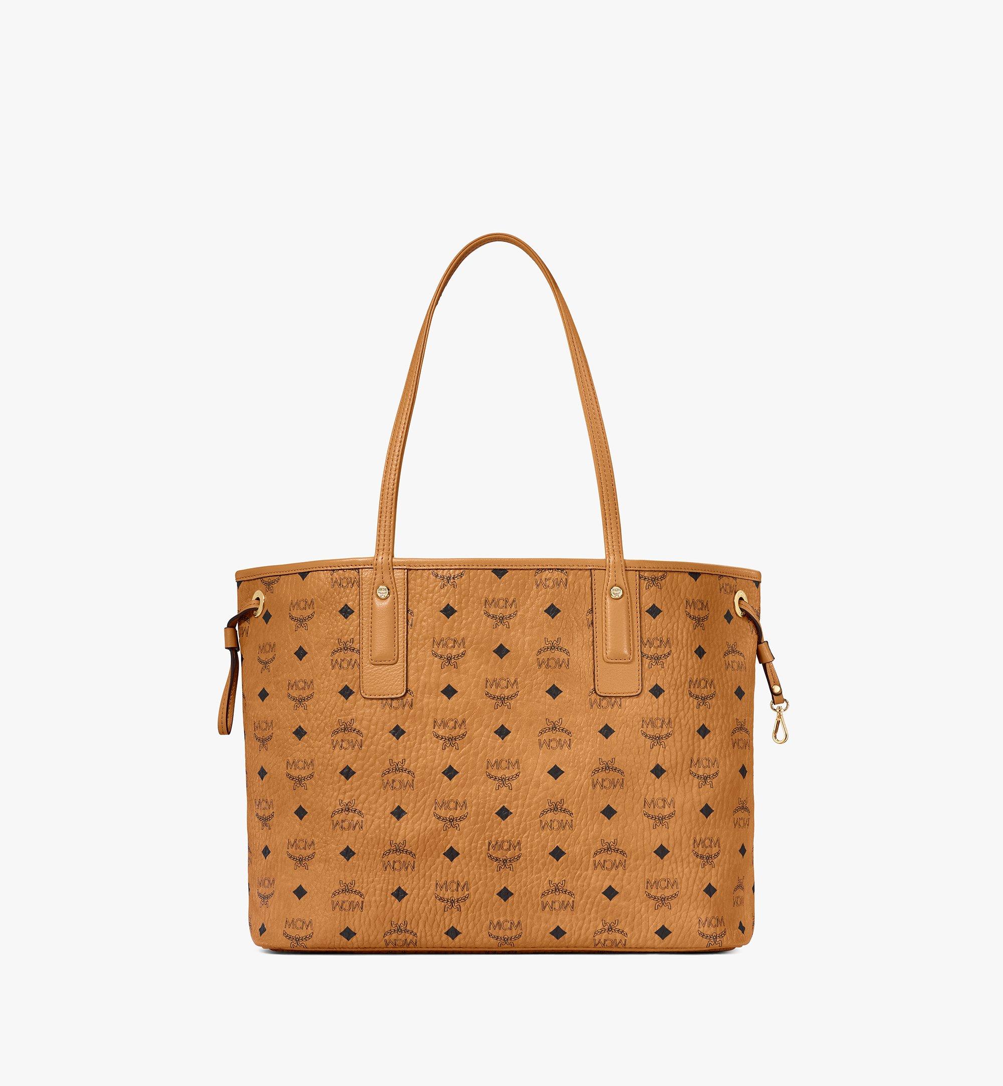 MCM リバーシブル LIZショッパー VISETOS Cognac MWP7AVI22CO001 ほかの角度から見る 3