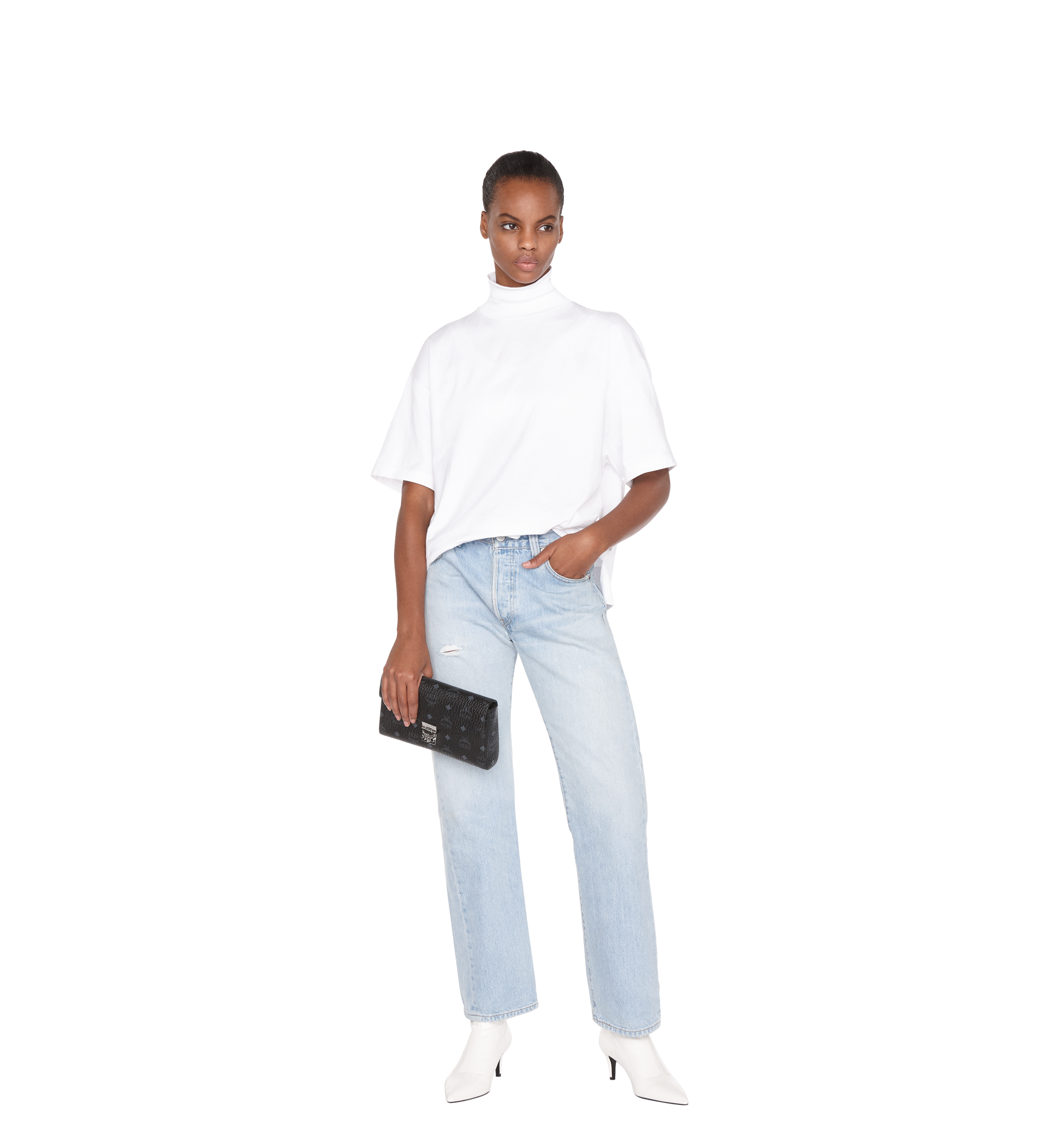 MCM 〈ミリー〉 フラップ クロスボディバッグ ヴィセトス Black MYZ9SME05BK001 ほかの角度から見る 3 MCM 〈ミリー〉 フラップ クロスボディバッグ ヴィセトス Black MYZ9SME05BK001 ほかの角度から見る 3