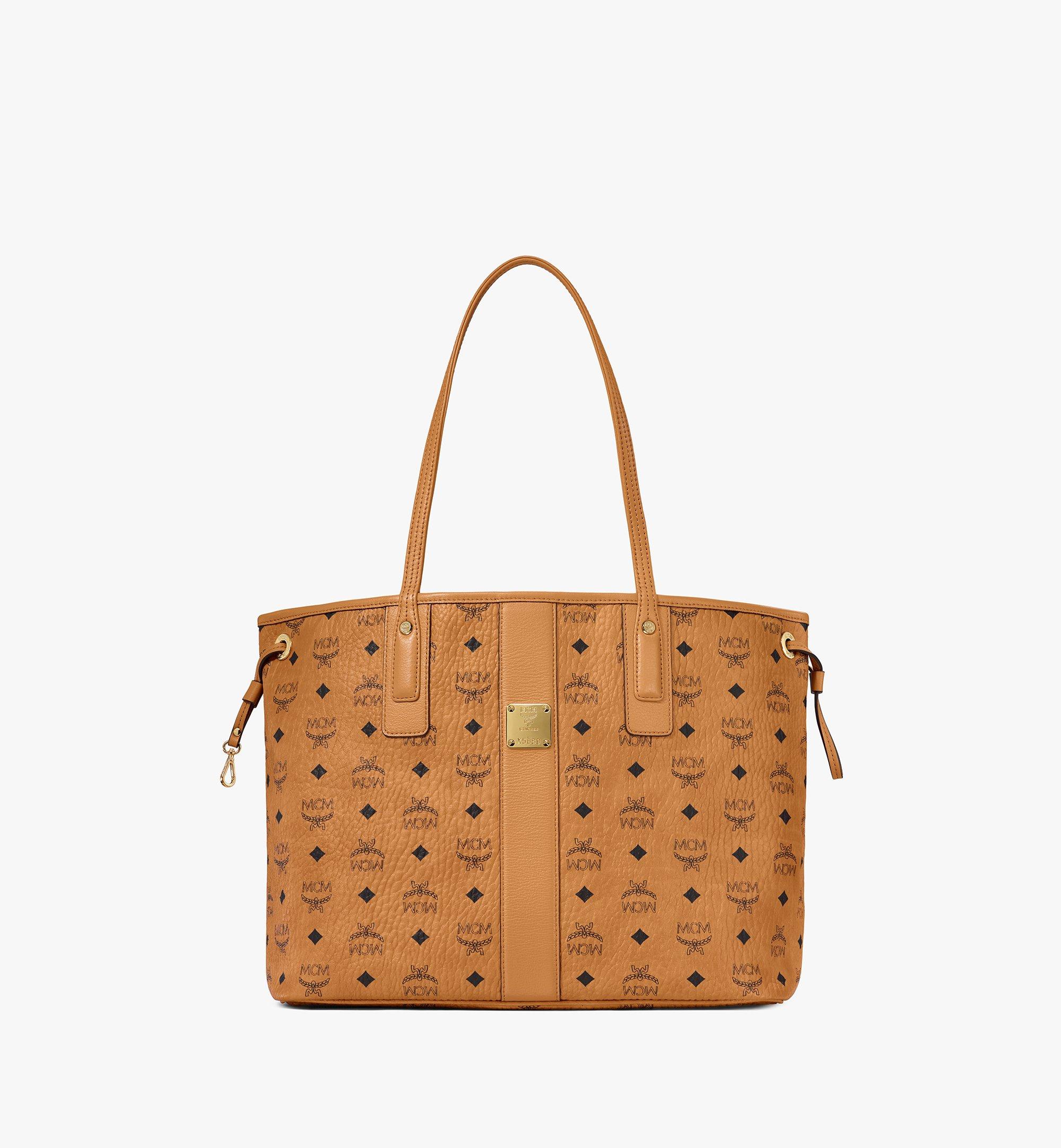 MCM リバーシブル LIZショッパー VISETOS Cognac MWP7AVI22CO001 ほかの角度から見る 1
