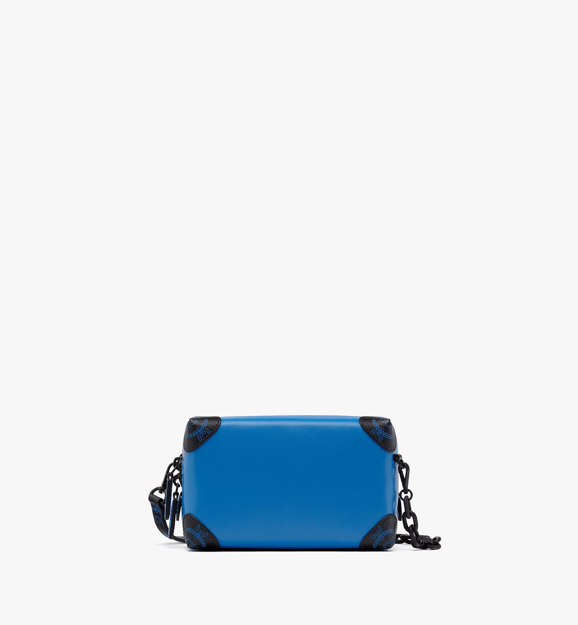 MCM 〈BERLIN〉ソフトクロスボディバッグ - スパニッシュレザー  Blue MMRBABF01H9001 ほかの角度から見る 1