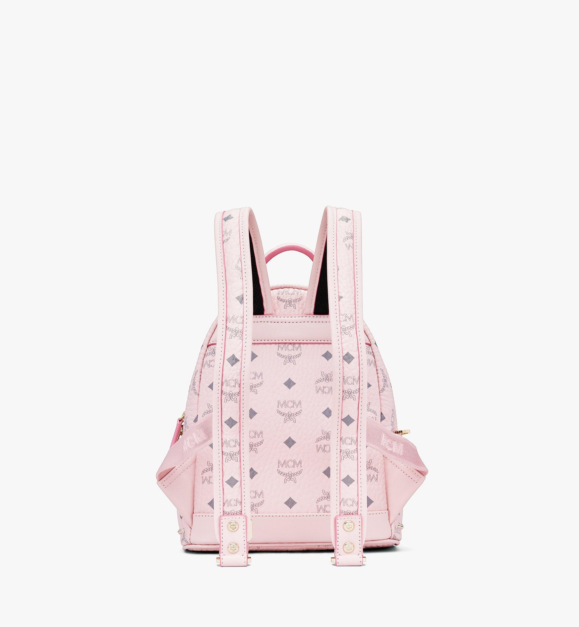 MCM 〈スターク〉スタッズ付き ヴィセトス バックパック Pink MMK8AVE62QH001 ほかの角度から見る 2 MCM 〈スターク〉スタッズ付き ヴィセトス バックパック Pink MMK8AVE62QH001 ほかの角度から見る 2