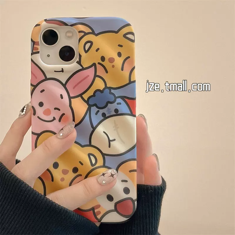 立体可爱卡通小丑适用iphone14promax苹果13手机壳网红11新款14pro女款12小众防摔硅胶13pro创意高级感全包软