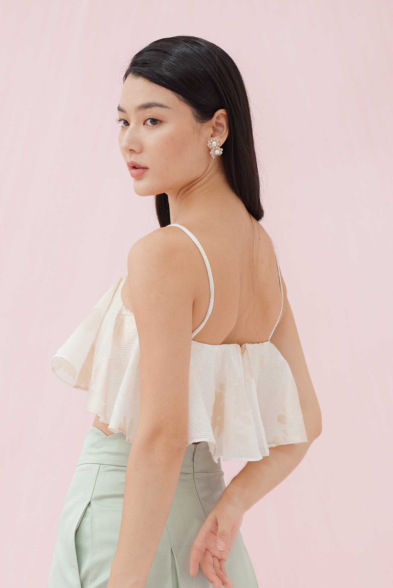 MALLORY CREAM TOP