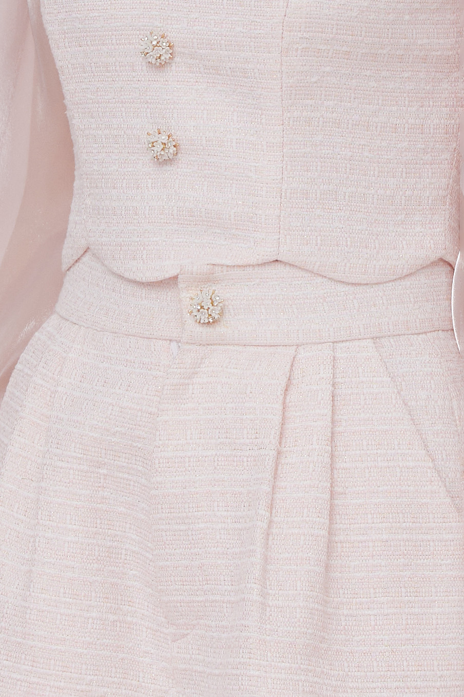 FRANKI PINK TWEED SHORTS